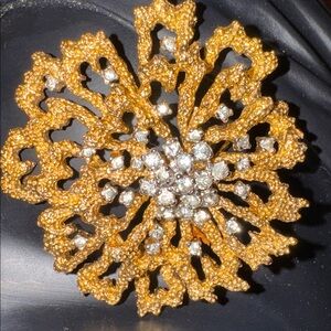 Panetta Brutalist Coral Branch Vintage Brooch